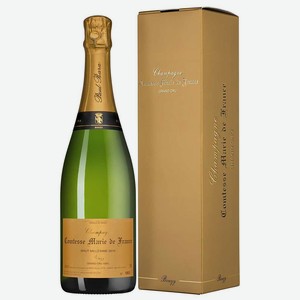 Шампанское Comtesse Marie de France Grand Cru Bouzy Millesime Brut в подарочной упаковке, Paul Bara, 0.75 л.