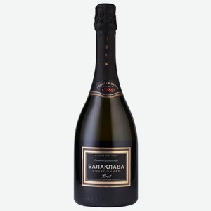 Вино игристое белое брют «БАЛАКЛАВА Chardonnay» 0.75 л