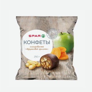 Конфеты SPAR фрукты-грильяж 250г