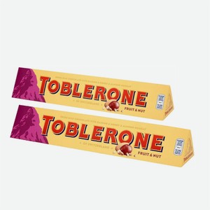 Шоколад молочный TOBLERONE мед-миндаль-нуга-изюм 100г