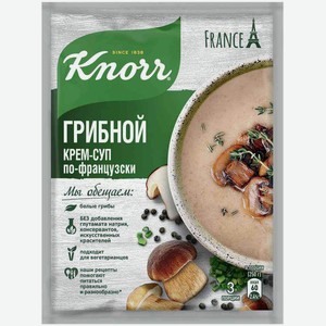Крем-суп грибной по-французски Knorr, 49 г