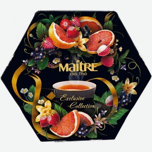 Набор чая Exclusive Collection Maitre de The 12 вкусов, 120 г
