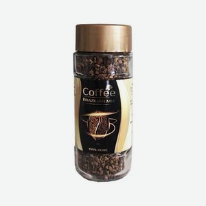 Кофе <Brazilian Mix> растворимый сублимированный с доб гранулированного 75г ст/б Россия