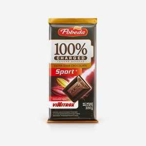 Шоколад <Чаржед Спорт> горький 100г Россия