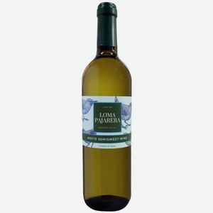 Вино Лома Пахарера DO La Mancha Белое Полусладкое 0.75л