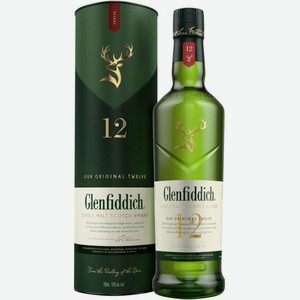 Виски ГЛЕНФИДДИК 12 лет Scotch Single Malt Speyside 0.7л