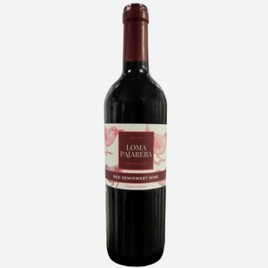 Вино Лома Пахарера DO La Mancha Красное Полусладкое 0.75л