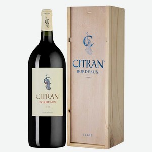 Вино Le Bordeaux de Citran Rouge в подарочной упаковке, Chateau Citran, 1.5 л., 1.5 л.