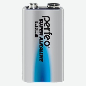 Батарейки PERFEO 6LR61 (E) Super Alkaline, 20 шт (PF_3797_20BOX)