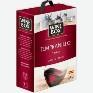 Вино Вайн Бокс Темпранильо CASTILLA VINOS de la TIERRA Красное Сухое 3л