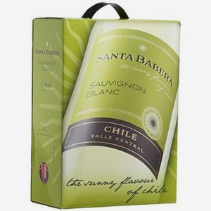 Вино Санта Бабера Совиньон Блан DO CENTRAL VALLEY Белое Сухое 3л