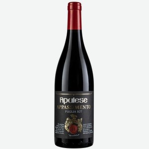 Вино Апулезе Апассименто IGT Puglia Красное Полусухое 0.75л