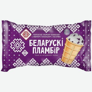 Мороженое Белорусский пломбир пломбир ванильный с изюмом 80 г