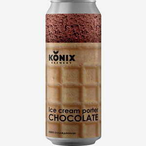 Напиток пивной Konix Brewery Ice Cream Porter Chocolate, 0.45л Россия
