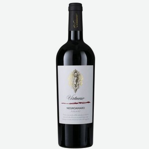 Вино Виртуозо Негроамаро IGT Puglia Красное Полусухое 0.75л