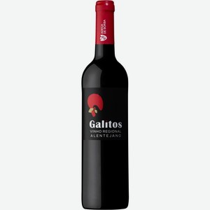 Вино Галитош красное сухое 13% 750мл