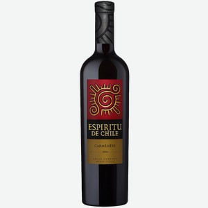 Вино Espiritu De Chile Классик Карменер красное полусухое 12% 750мл