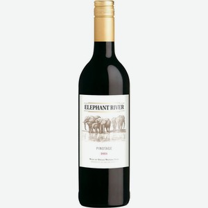 Вино Elephant River Pinotage красное сухое 0.75л
