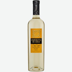 Вино Espiritu de chile белое полусладкое 12% 750мл