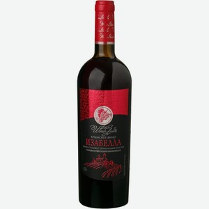 Вино Wine Guide Изабелла красное полусладкое 12% 750мл