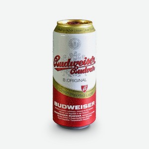 Пиво светлое Budweiser Budvar 5% 0,5л