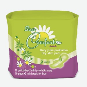 Прокладки Sen comfort Dry 290мм 10шт (Arassa Оnum)