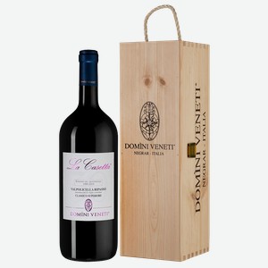 Вино Valpolicella Classico Superiore Ripasso La Casetta в подарочной упаковке, Domini Veneti, 1.5 л