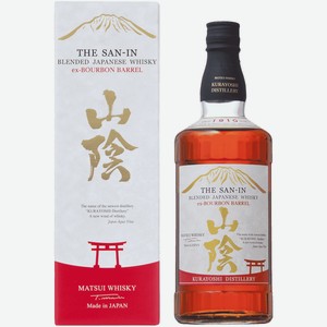Виски The San-In Matsui Bourbon Barrel в подарочной упаковке, 0.7л Япония