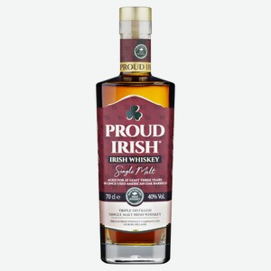 Виски Proud Irish Single Malt, 0.7л Великобритания