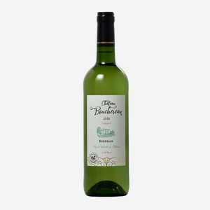 Вино Chateau Bouchereau белое сухое, 0.75л Франция