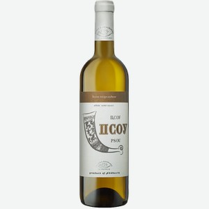 Вино Псоу белое полусладкое 12% 750мл