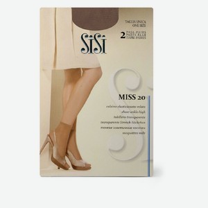 Носки женские SiSi Miss 20 den Daino р. универсальный, 2 пары