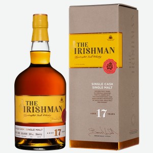 Виски The Irishman 17 Year Old в подарочной упаковке 0.7 л.
