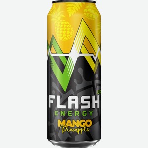 Напиток Flash Up Энергетический Манго-ананас безалкогольный 450мл