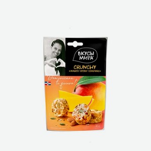 Продукты питания Кранчи Вкусы мира манго-орех-семечки 0.05кг