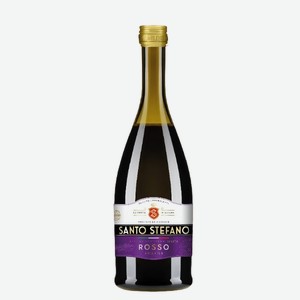 Напиток Санто Стефано слабоалкогольный газированный красный полусладкий 8% 0,25л