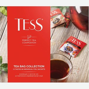 Чай Tess Коллекция чая микс 12 видов 101гр набор