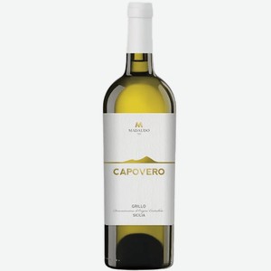 Вино Каповеро Грилло ОС белое сухое 12,5% 0,75л