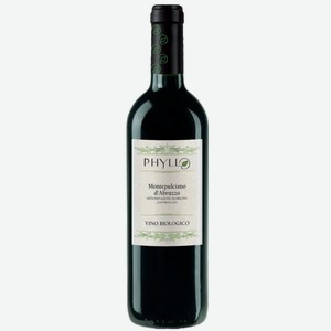 Вино Филло Монтепульчано ОС красное сухое 13,5% 0,75л