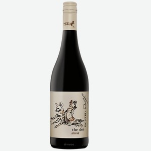 Вино Пэйнтед Вулф зе Ден Шираз сортовое красное сухое 13,5% 0,75л