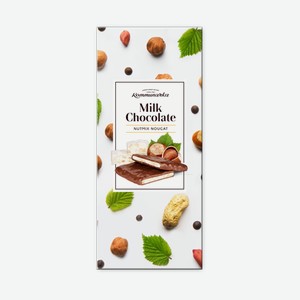 Шоколад молочный Коммунарка 80г с ореховой нугой