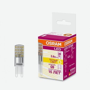 Лампа светодиодная Osram G9 2.6Вт холодный белый свет Китай