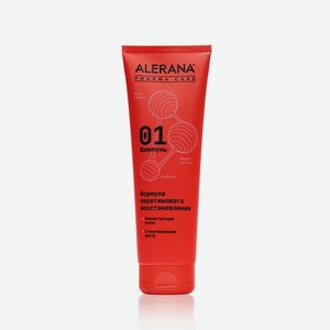 Шампунь для волос Alerana Pharma Care   Формула кератинового восстановления   260мл