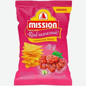 Чипсы Mission кукурузные со вкусом камчатского краба, 90г