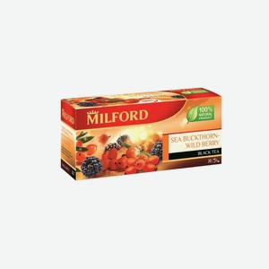Чай фруктовый Milford Облепиха- лесная ягода пакетированный 20х1,5 г