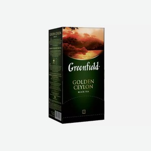 Чай черный Greenfield Golden Ceylon пакетированный 25х2 г