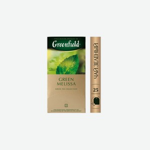 Чай зеленый Greenfield Green Melissa пакетированный 25х1,5 г