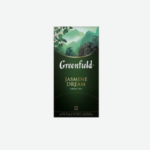 Чай зеленый Greenfield Jasmine Dream пакетированный 25х2 г