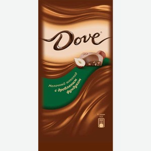 Шоколад Dove молочный с дроблёным фундуком, 90 г