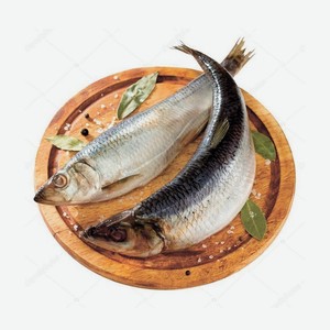 Рыба СЕЛЬДЬ олюторская вес 400-500 соленая целая Продсиб 1кг